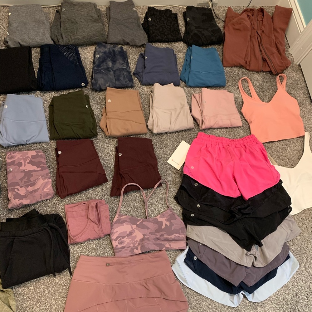 My lululemon collection-NOT FOR SALE